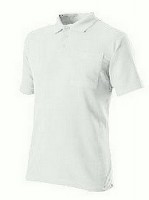 Biela bavlnená polokošeľa s vreckom 180g